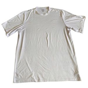 Reebok White Crew Neck Short Sleeve Performance Play Dry T-Shirt, Size XL